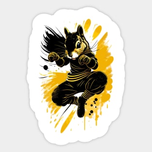 Shadow Fighter - The Ninja Squirrel Sticker